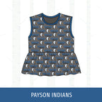 Payson Indians Peplum Tank