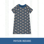 Payson Indians Short Sleeve Raglan Dress
