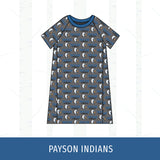 Payson Indians Short Sleeve Raglan Dress