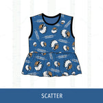 Payson Indians Peplum Tank