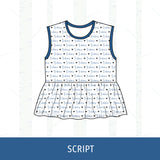 Payson Indians Peplum Tank