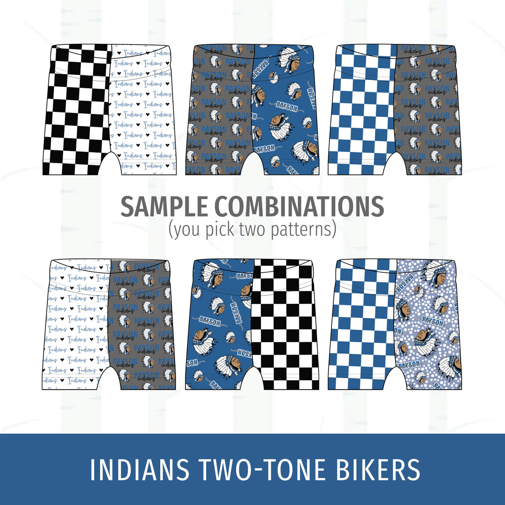 Payson Indians Two-Tone Bikers