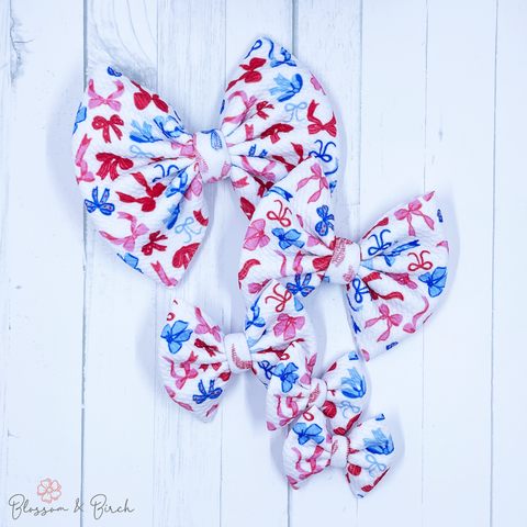 Pretty Patriotic Bow