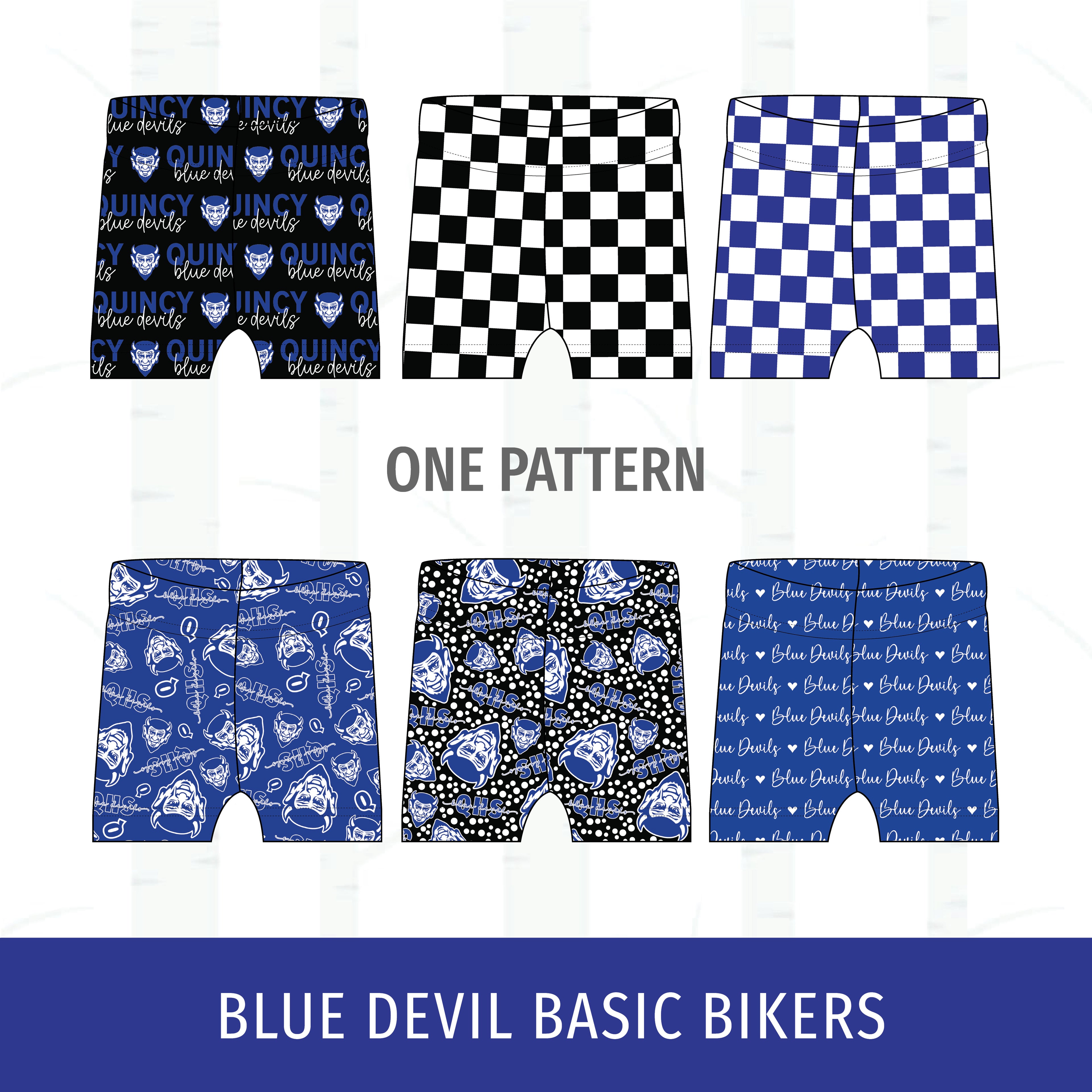 Quincy Blue Devils Basic Bikers