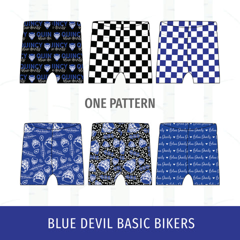 Quincy Blue Devils Basic Bikers