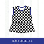 Quincy Blue Devils Peplum Tank