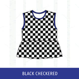 Quincy Blue Devils Peplum Tank