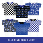 Quincy Blue Devils Boxy T-Shirt