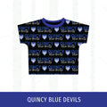 Quincy Blue Devils Boxy T-Shirt