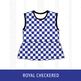 Quincy Blue Devils Peplum Tank