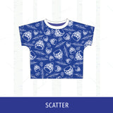 Quincy Blue Devils Boxy T-Shirt