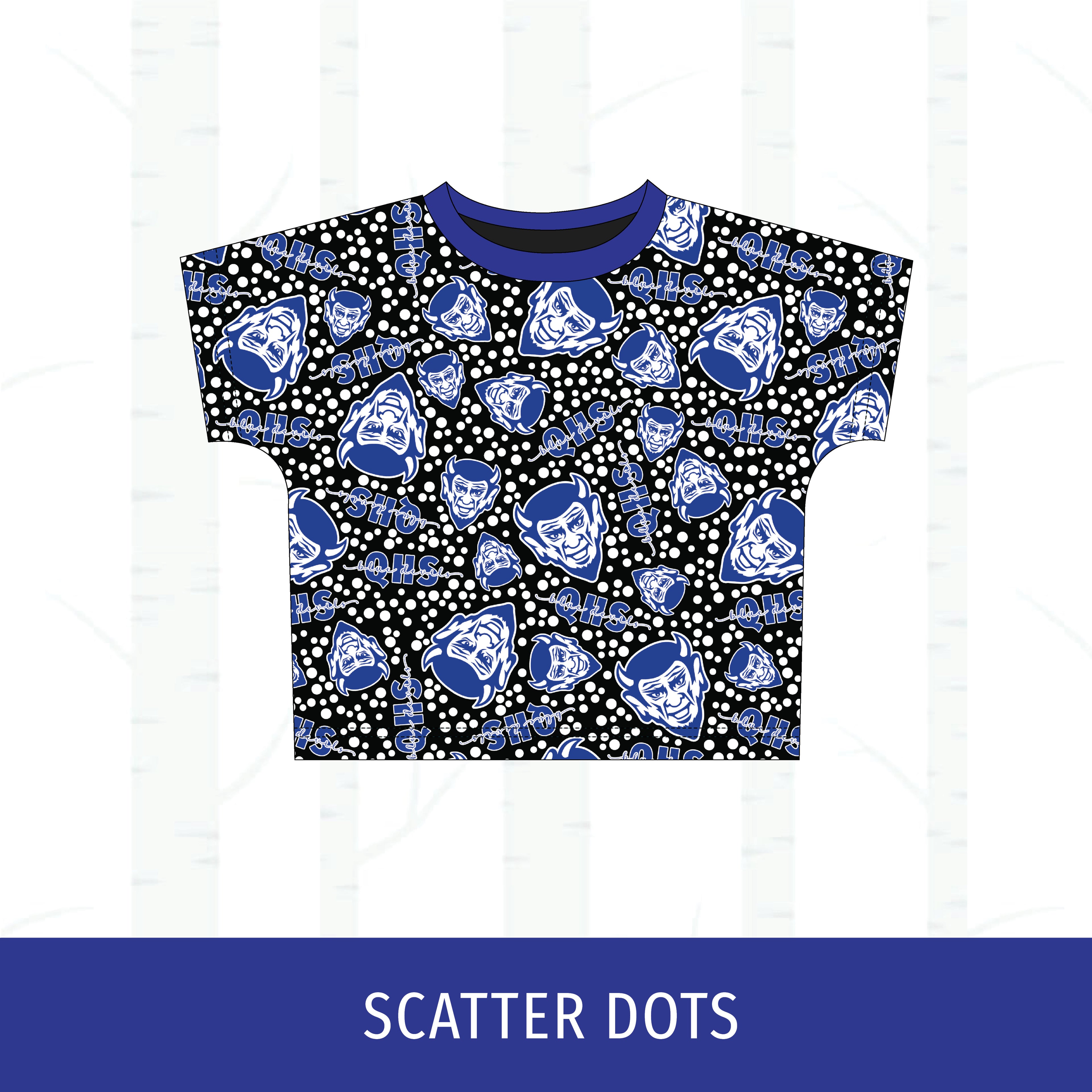 Quincy Blue Devils Boxy T-Shirt