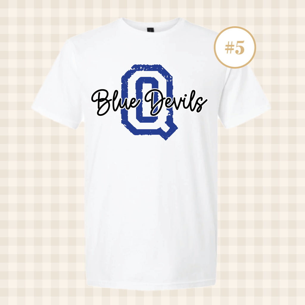 QHS Blue Devils | Adult Size T-Shirts