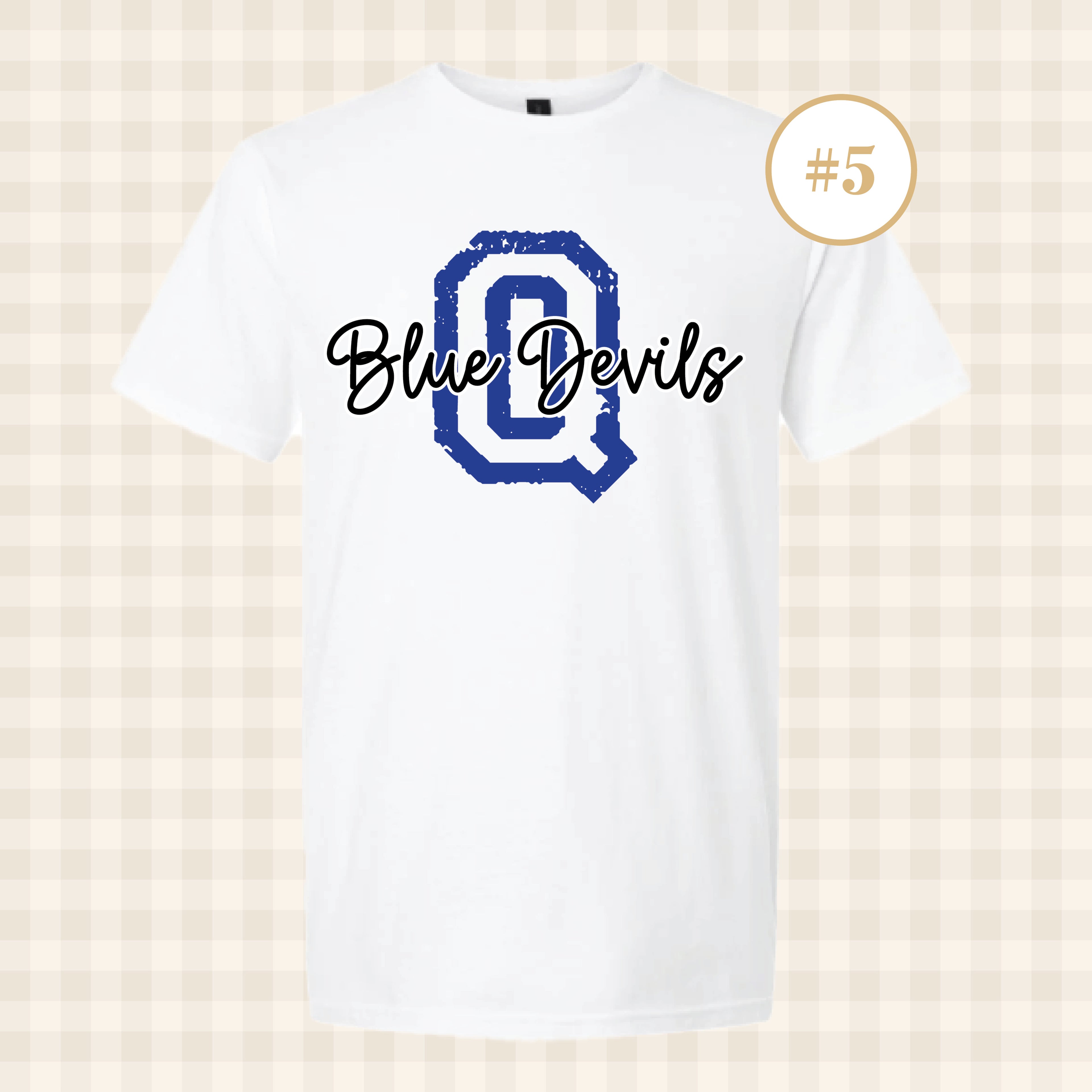 QHS Blue Devils | Adult Size T-Shirts