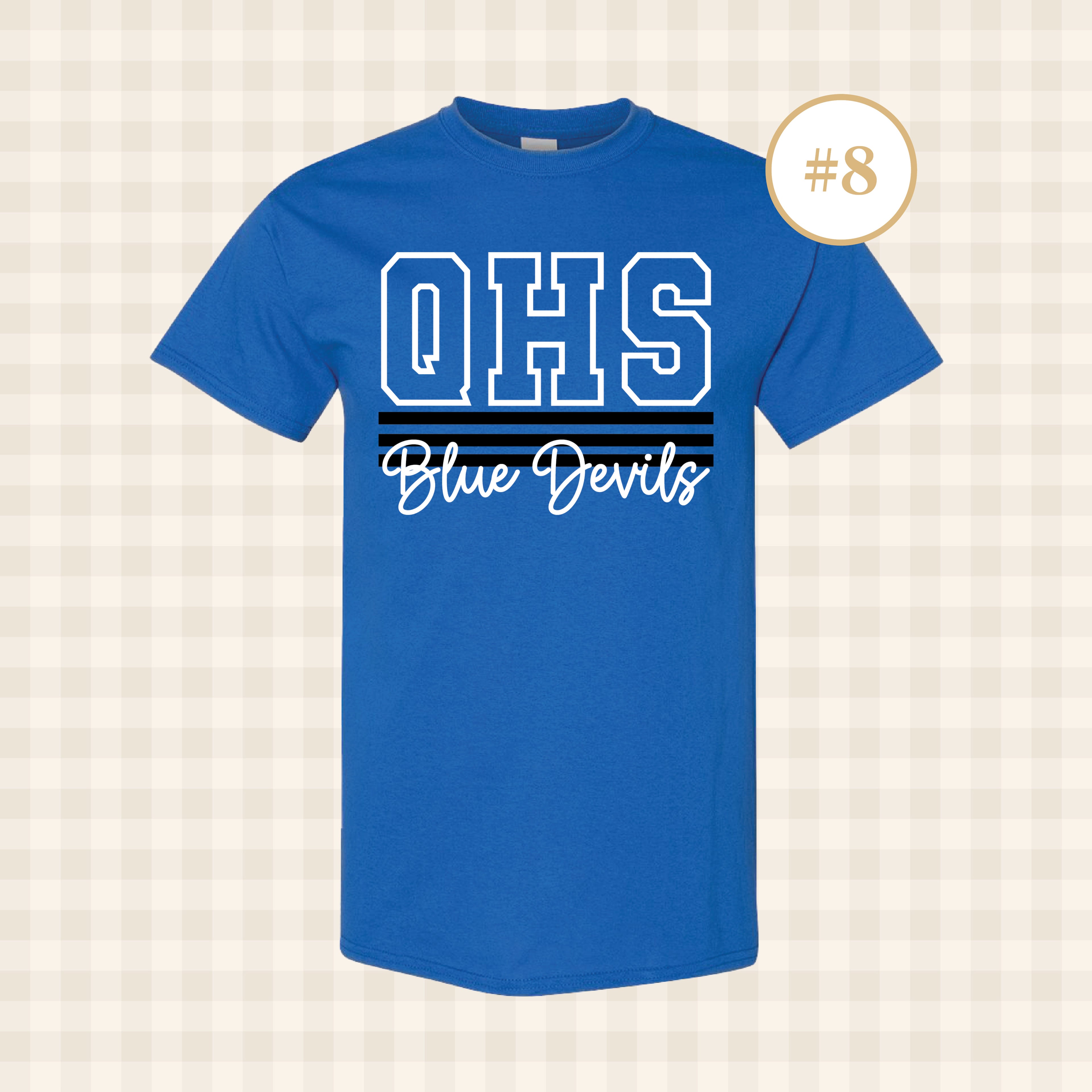 QHS Blue Devils | Adult Size T-Shirts