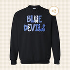 QHS Blue Devils | Adult Size Crewneck Sweatshirt