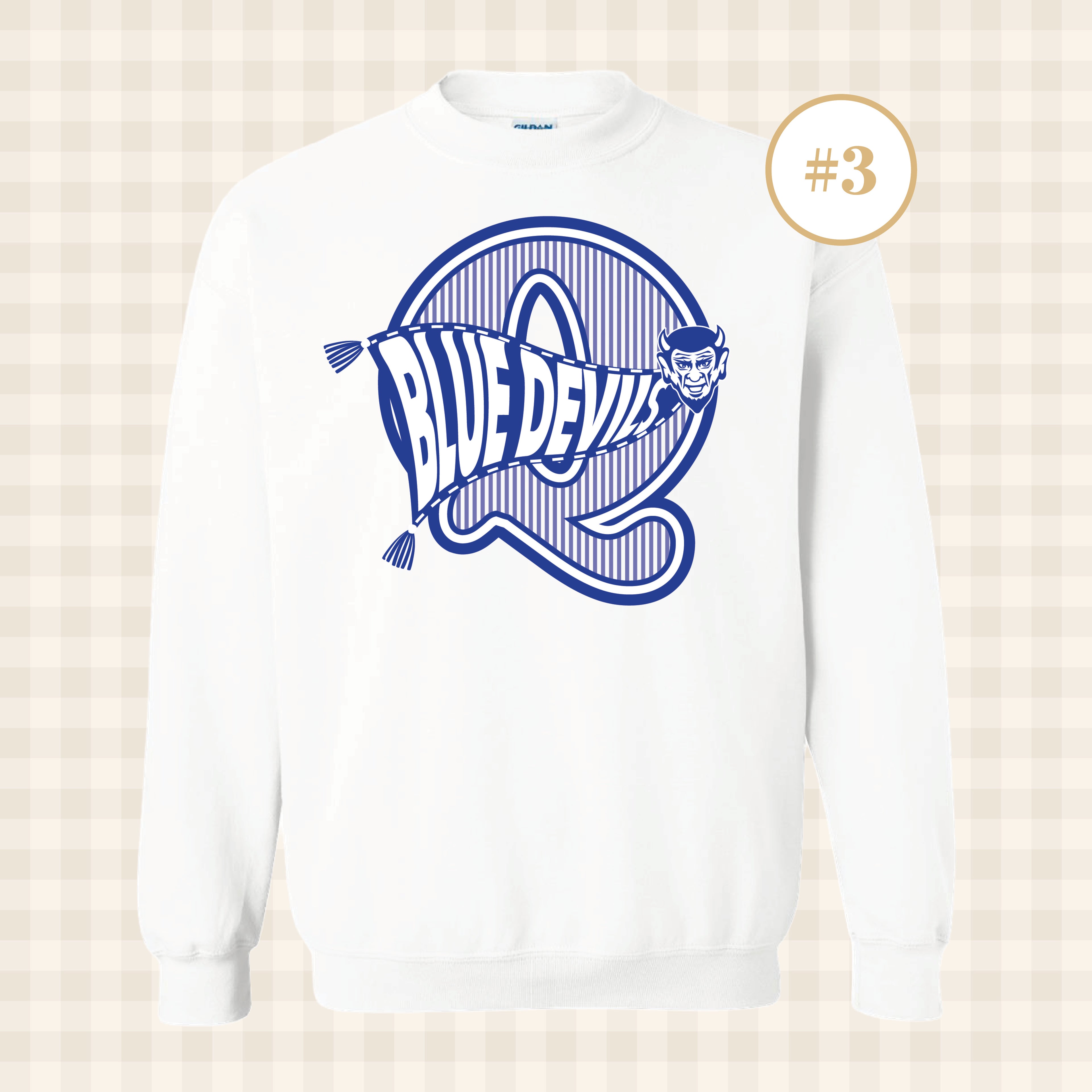 QHS Blue Devils | Adult Size Crewneck Sweatshirt