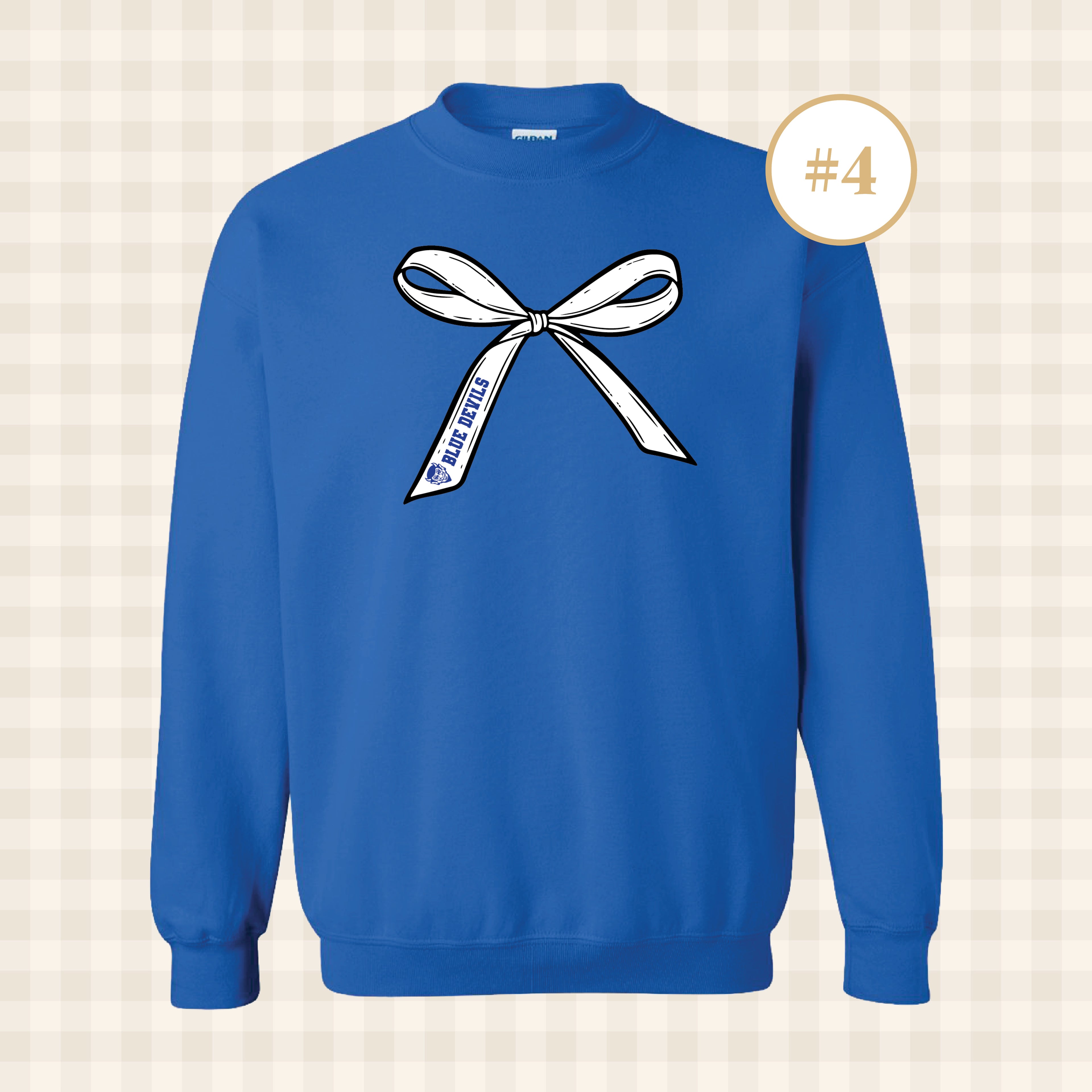 QHS Blue Devils | Adult Size Crewneck Sweatshirt