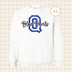 QHS Blue Devils | Adult Size Crewneck Sweatshirt