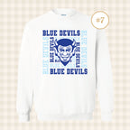 QHS Blue Devils | Adult Size Crewneck Sweatshirt