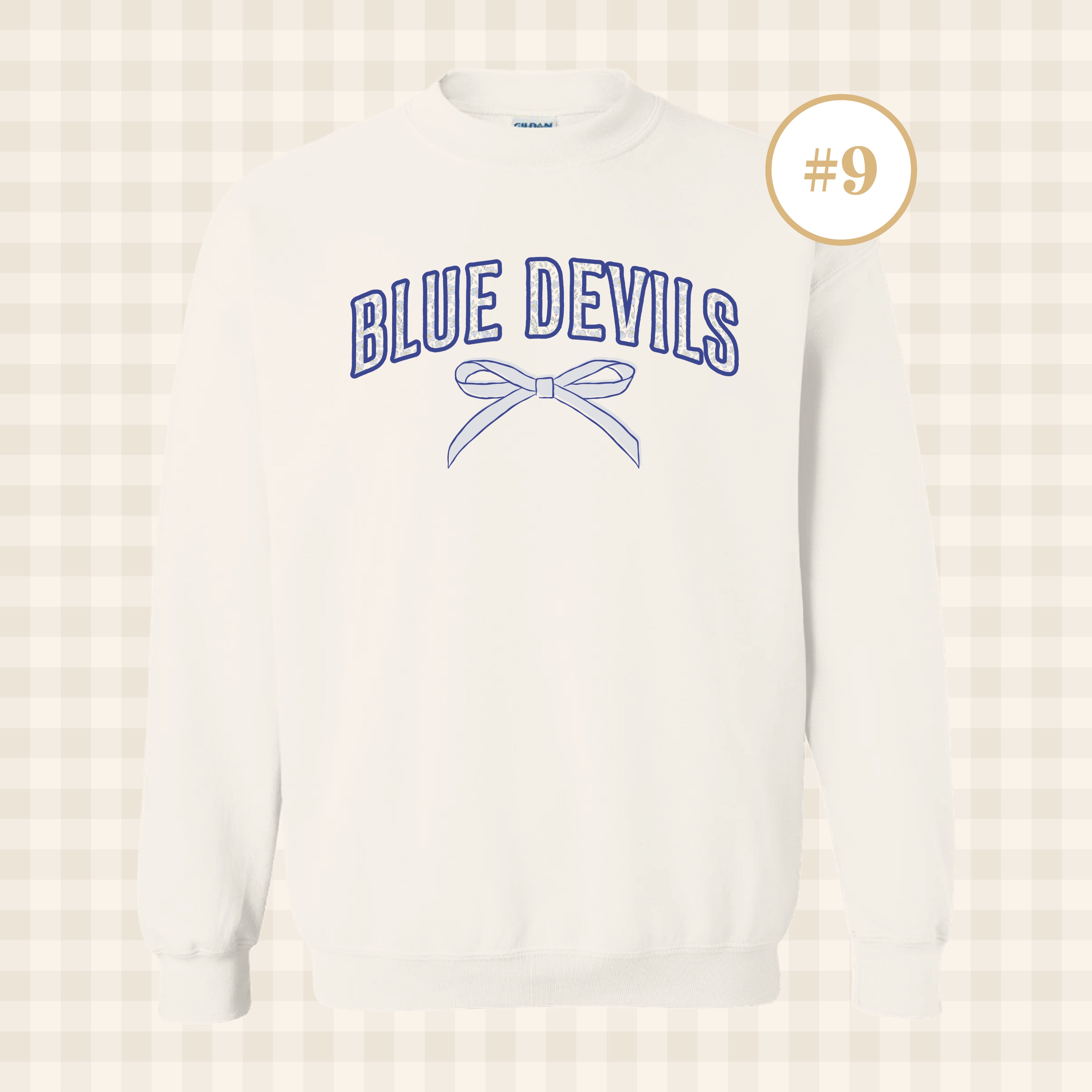 QHS Blue Devils | Adult Size Crewneck Sweatshirt