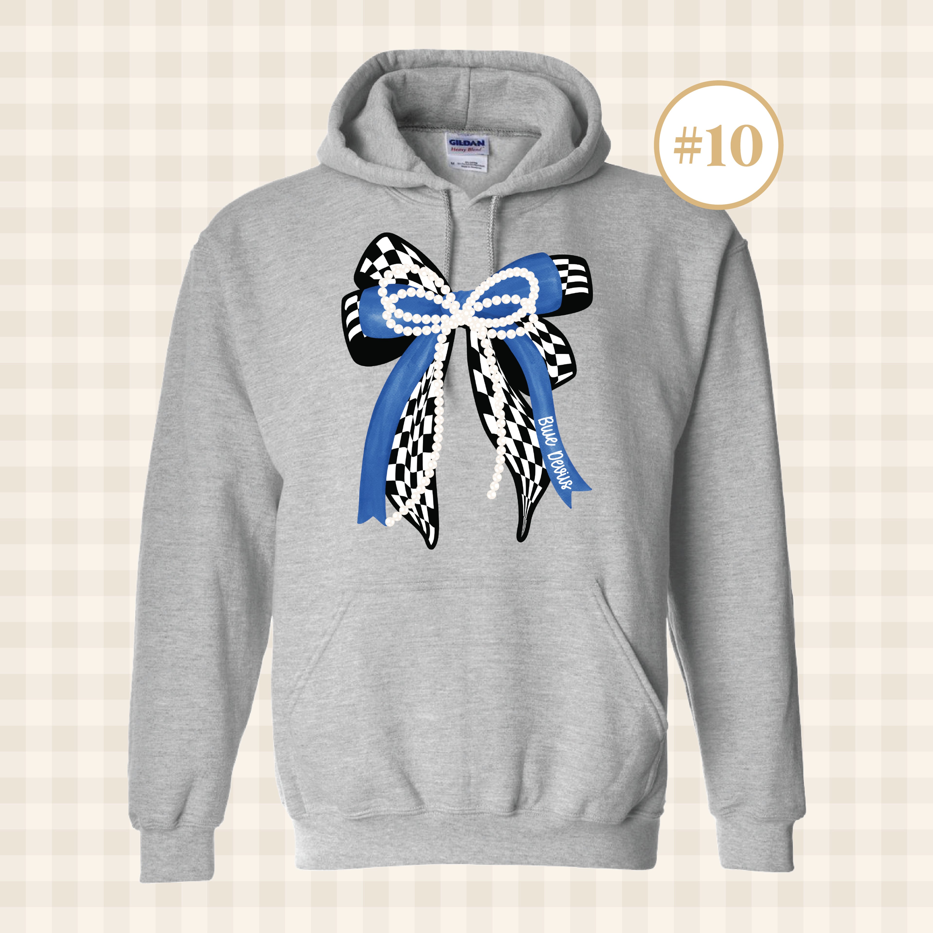 QHS Blue Devils | Adult Size Hooded Sweatshirt