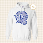 QHS Blue Devils | Adult Size Hooded Sweatshirt