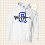 QHS Blue Devils | Adult Size Hooded Sweatshirt