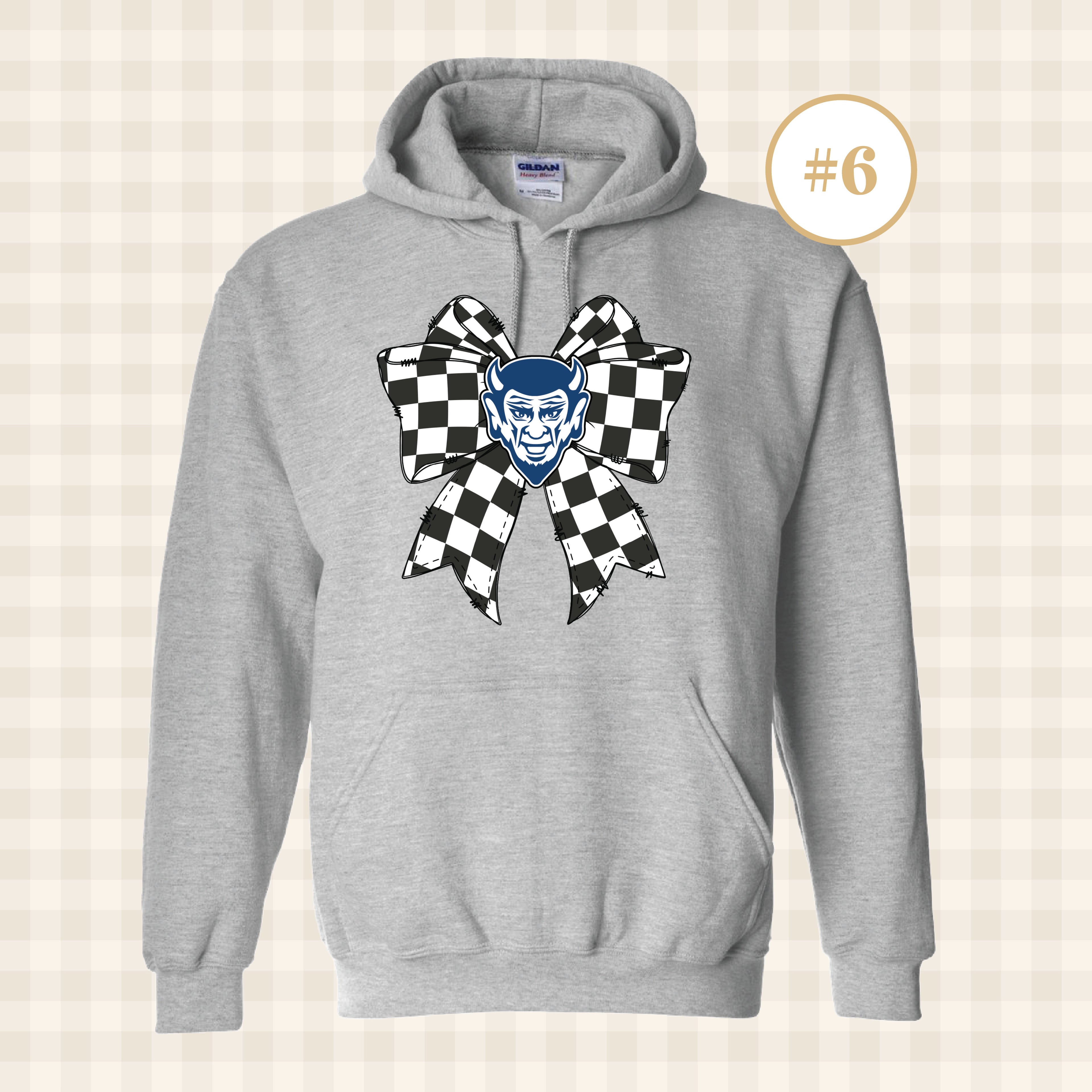 QHS Blue Devils | Adult Size Hooded Sweatshirt