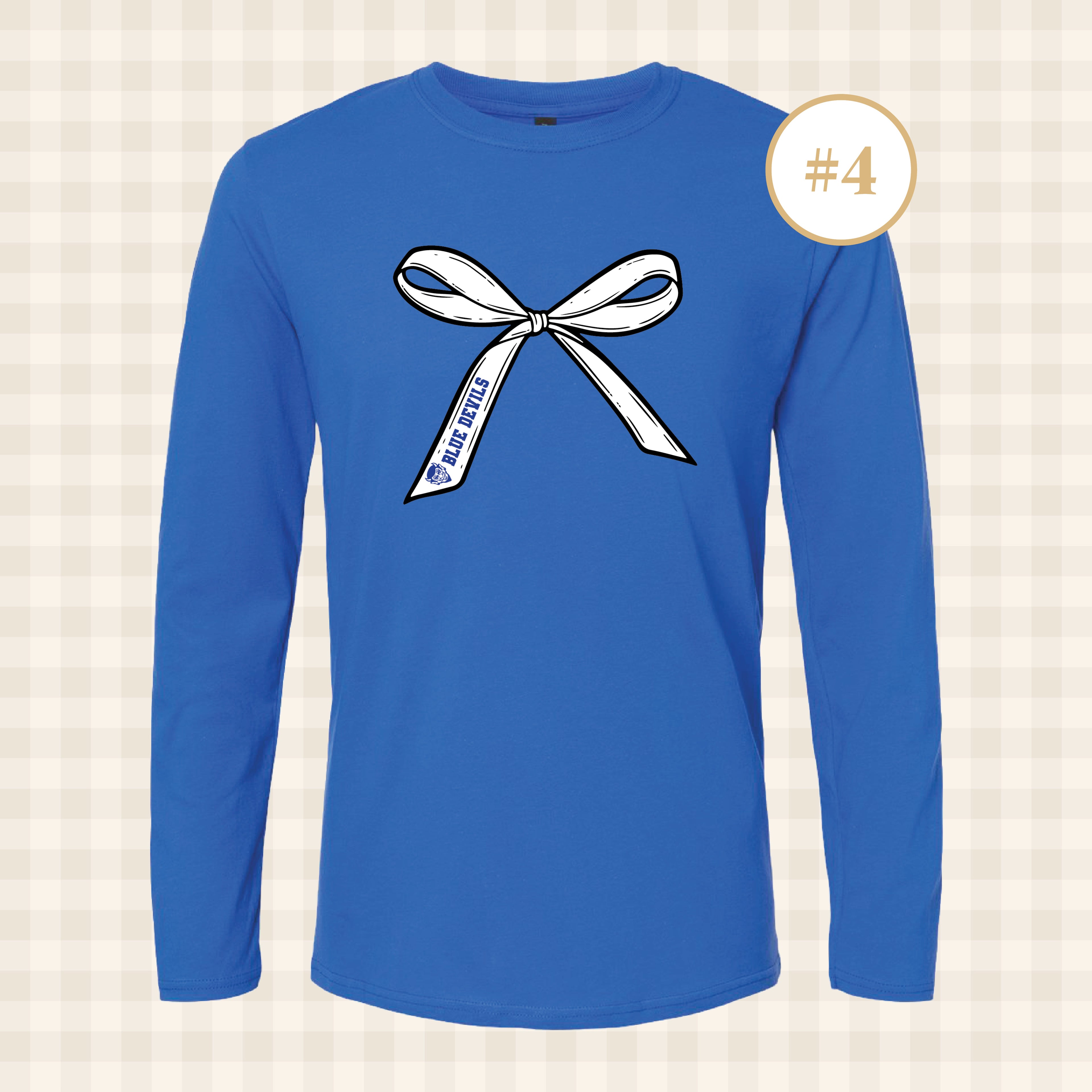 QHS Blue Devils | Adult Size Long Sleeve T-Shirts