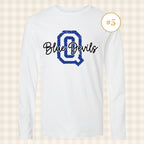 QHS Blue Devils | Adult Size Long Sleeve T-Shirts