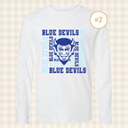 QHS Blue Devils | Adult Size Long Sleeve T-Shirts