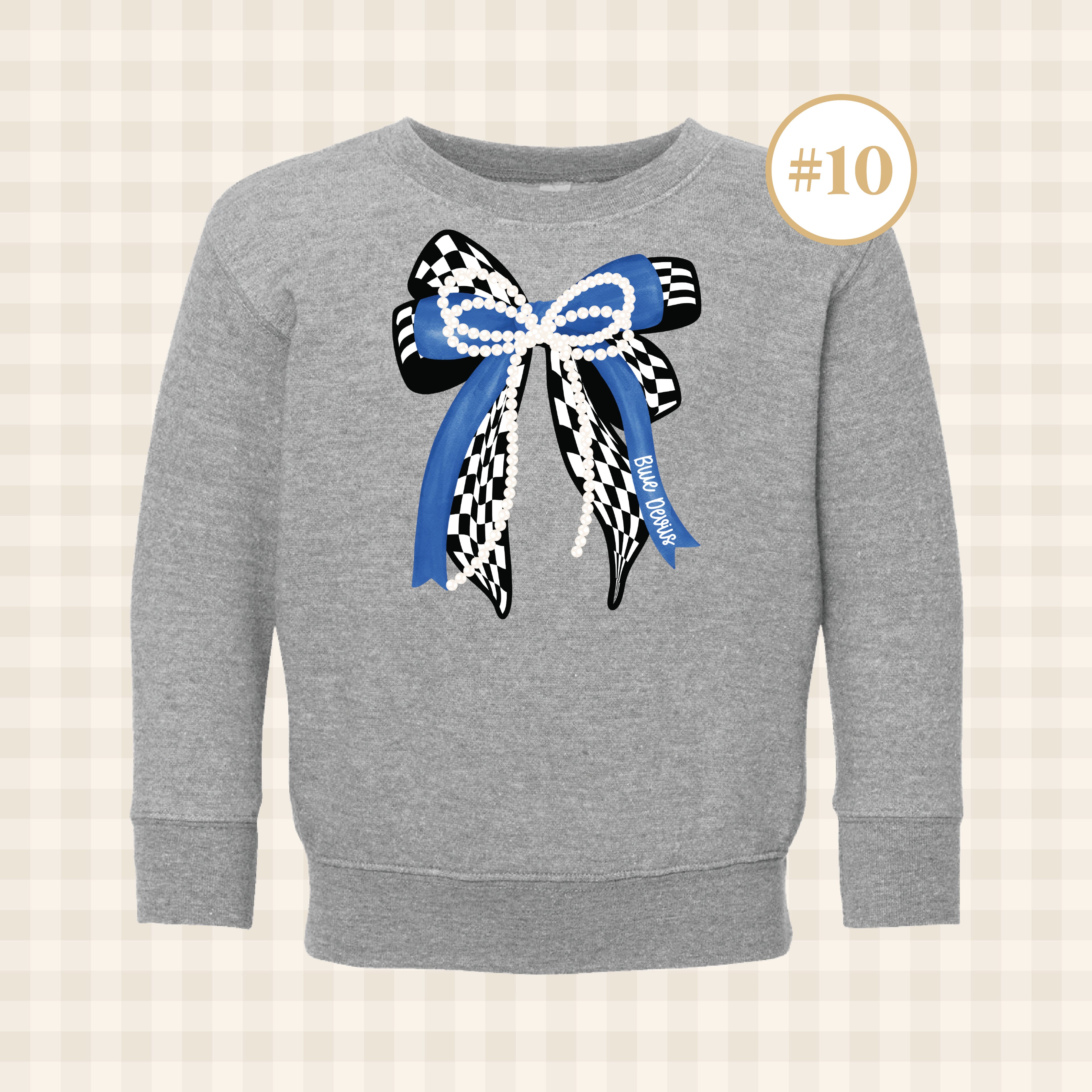 QHS Blue Devils | Toddler Size Crewneck Sweatshirts