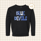QHS Blue Devils | Toddler Size Crewneck Sweatshirts