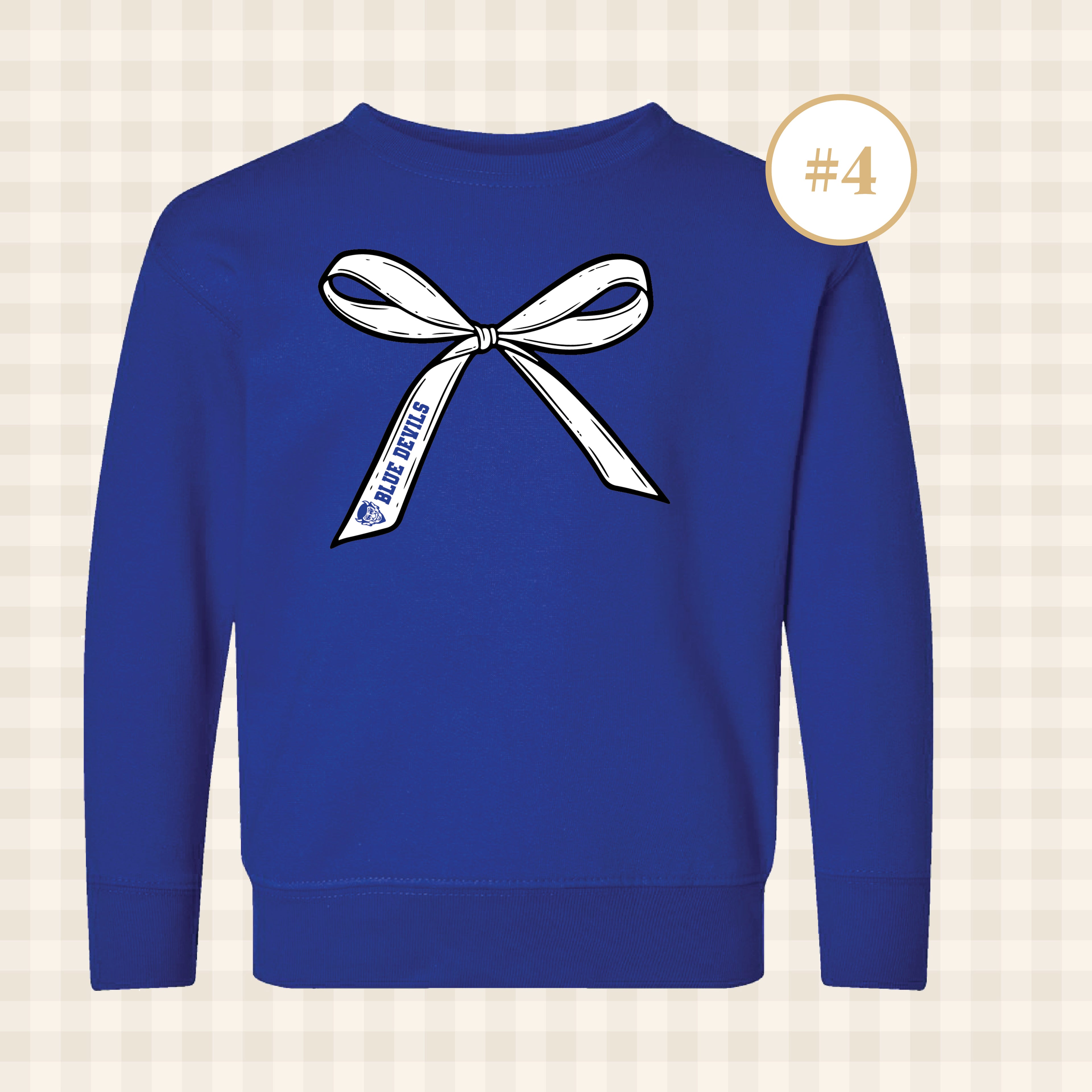 QHS Blue Devils | Toddler Size Crewneck Sweatshirts