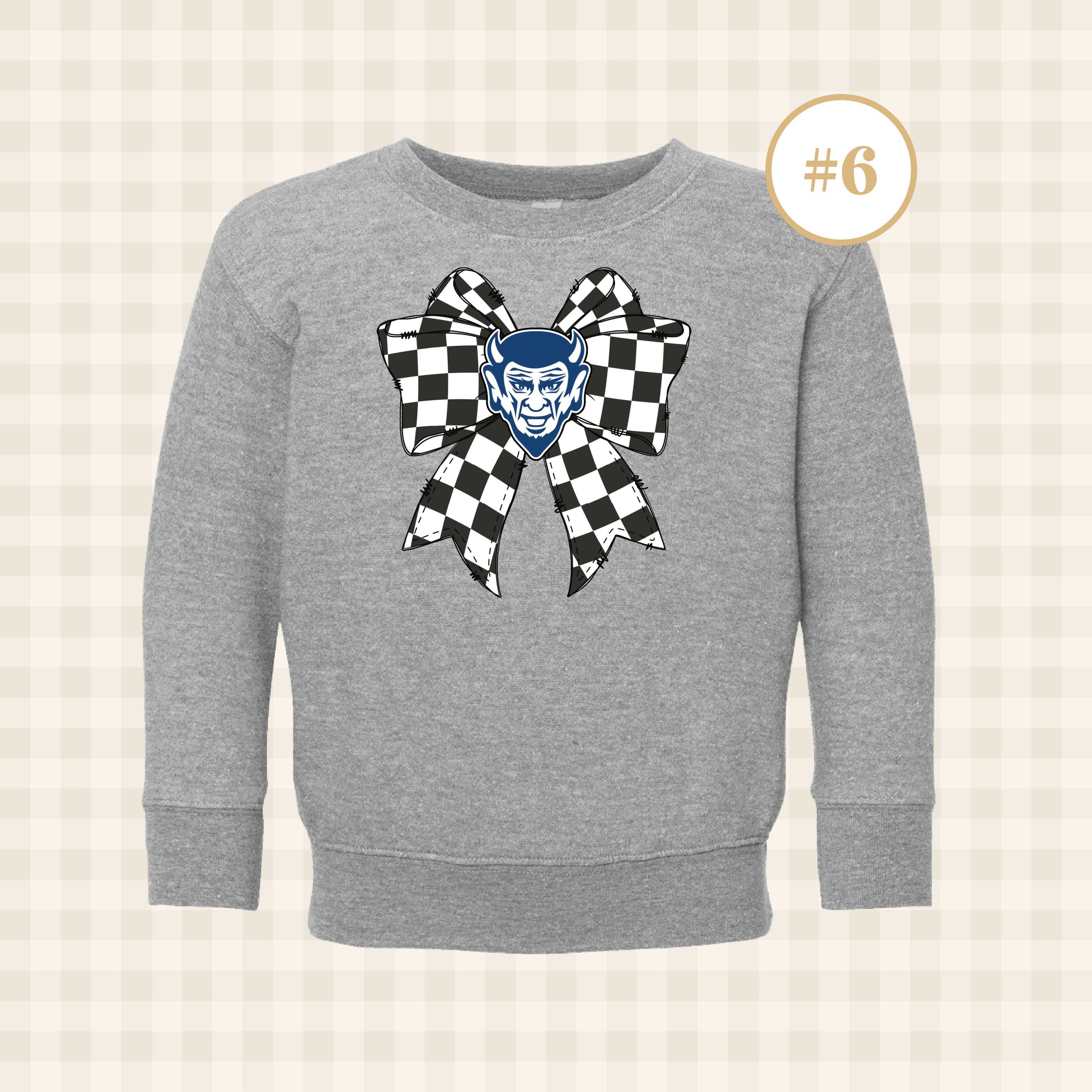 QHS Blue Devils | Toddler Size Crewneck Sweatshirts