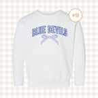QHS Blue Devils | Toddler Size Crewneck Sweatshirts