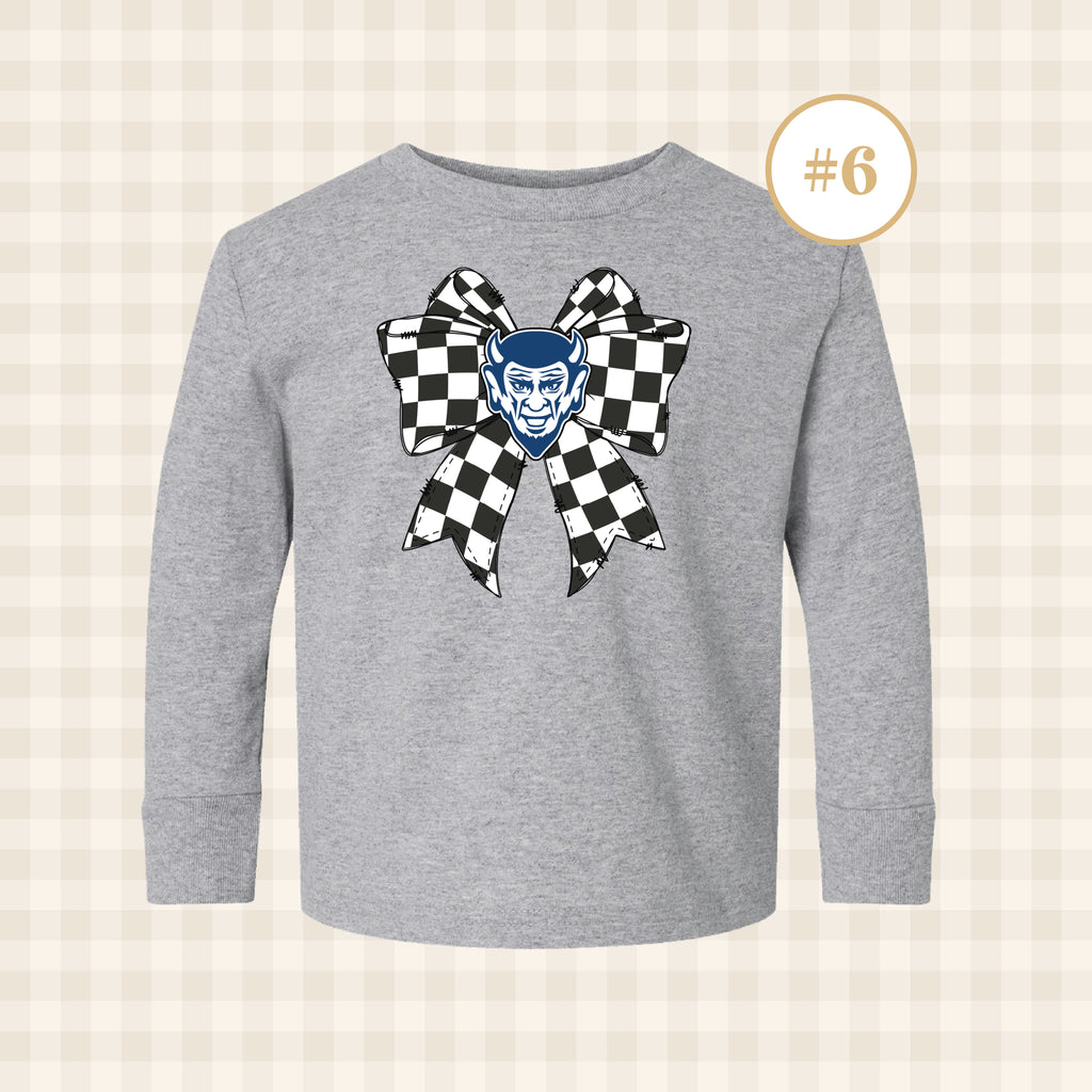 QHS Blue Devils | Toddler Size Long Sleeve T-Shirts