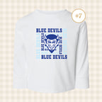 QHS Blue Devils | Toddler Size Long Sleeve T-Shirts