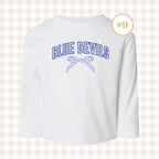 QHS Blue Devils | Toddler Size Long Sleeve T-Shirts
