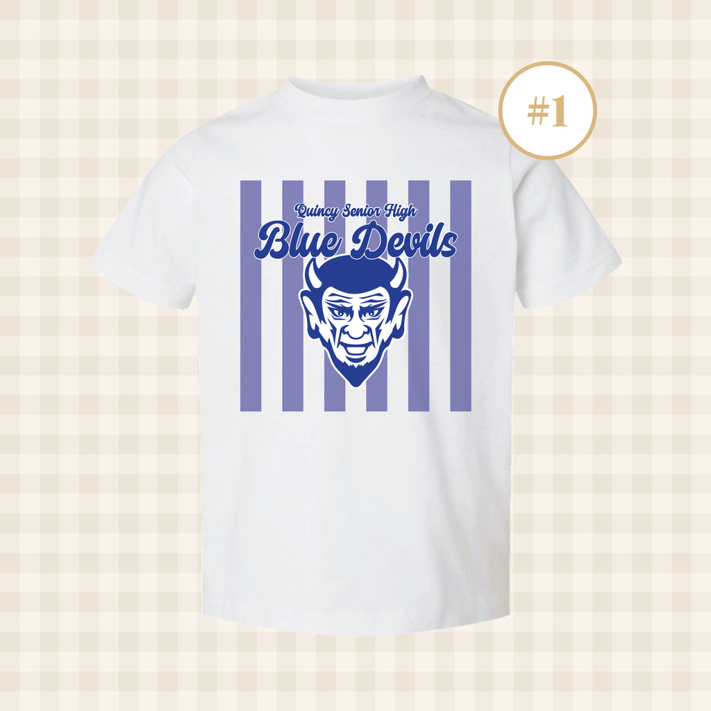 QHS Blue Devils | Toddler Size T-Shirts