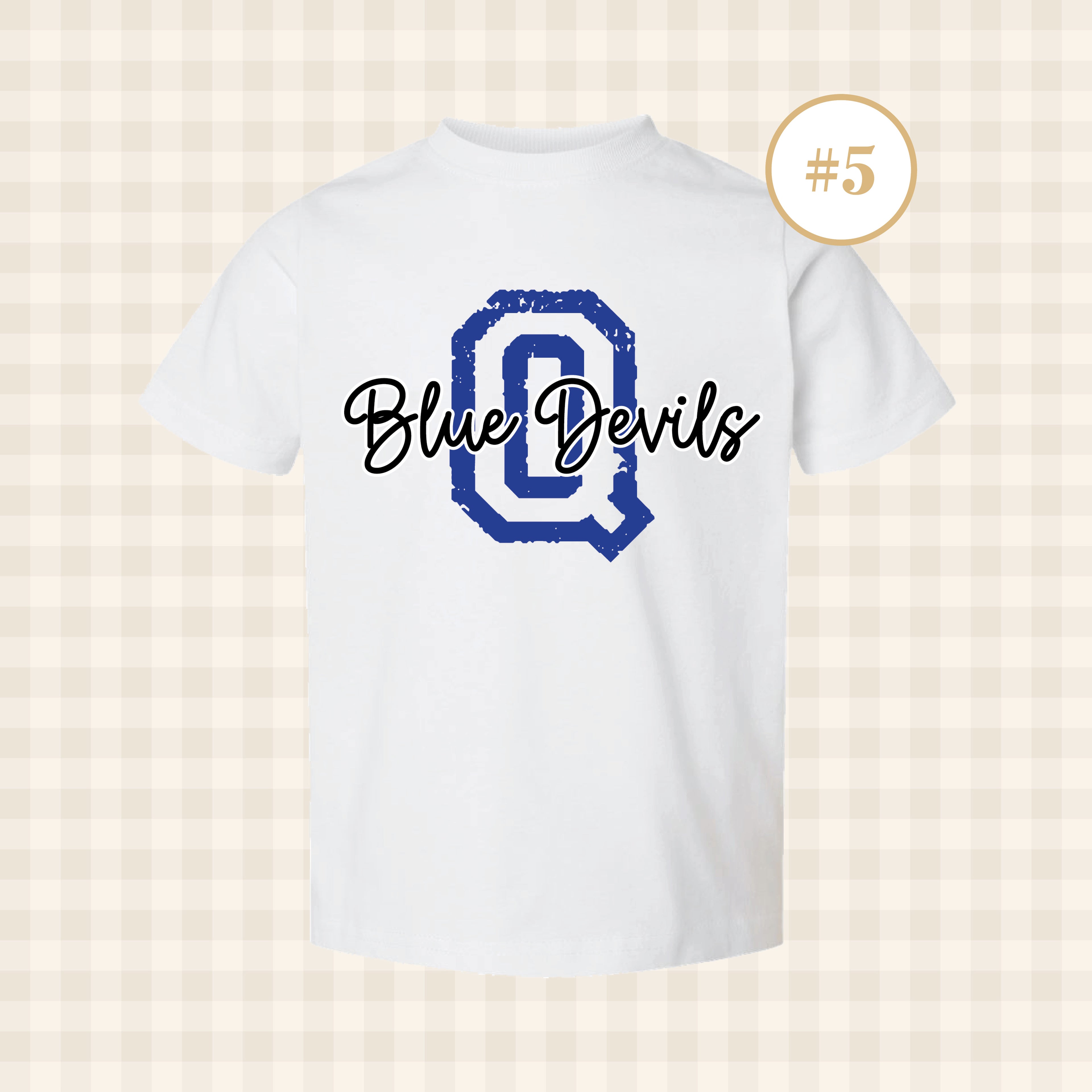 QHS Blue Devils | Toddler Size T-Shirts