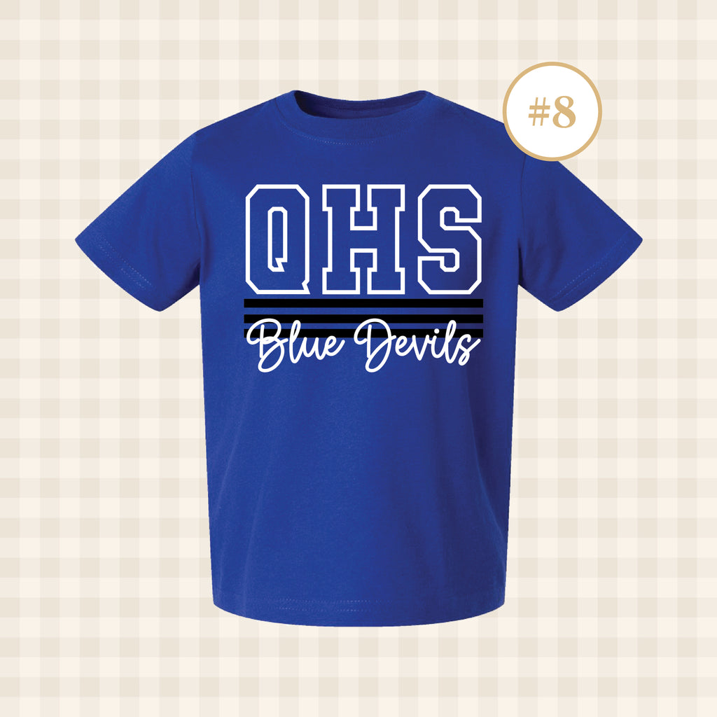 QHS Blue Devils | Toddler Size T-Shirts