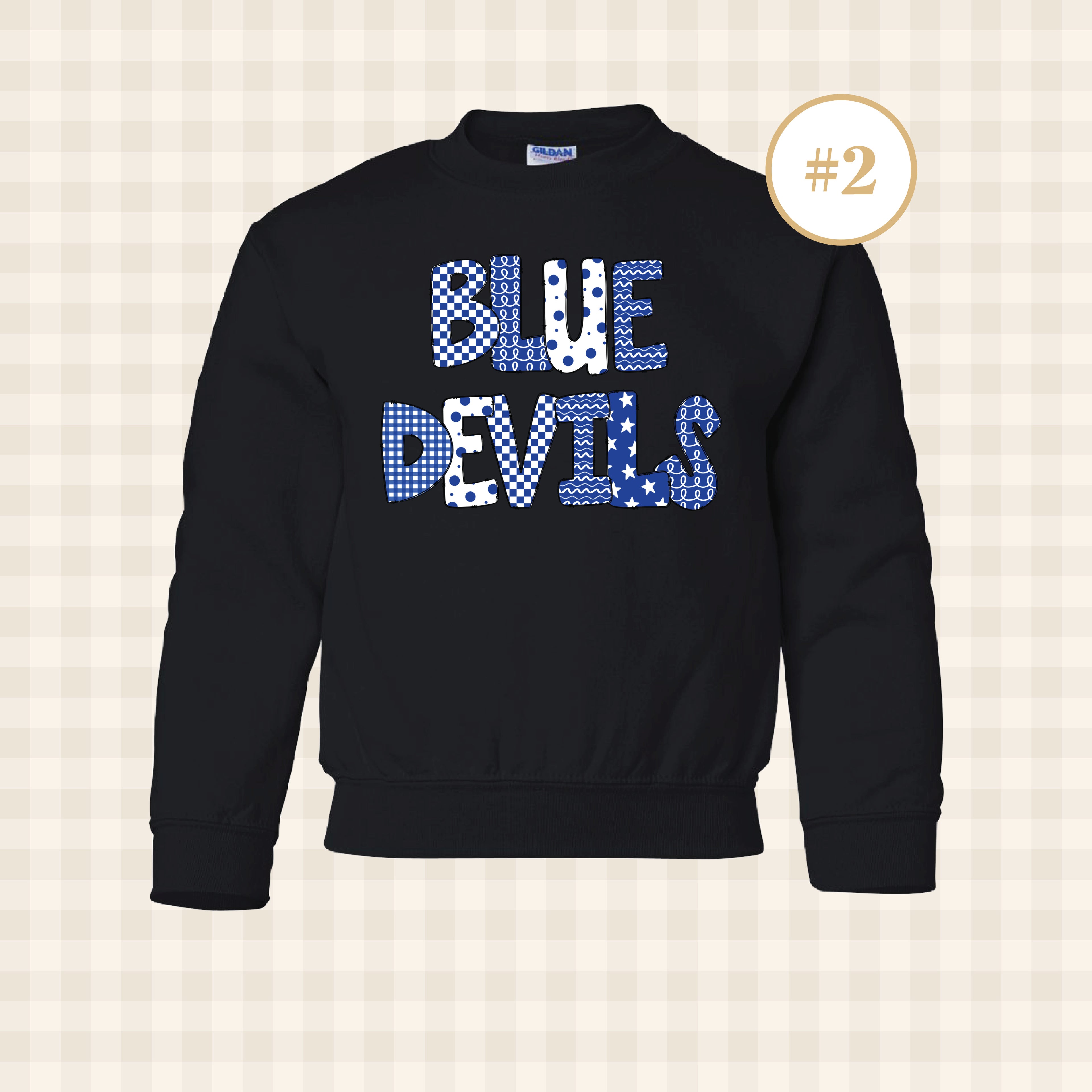 QHS Blue Devils | Youth Size Crewneck Sweatshirt