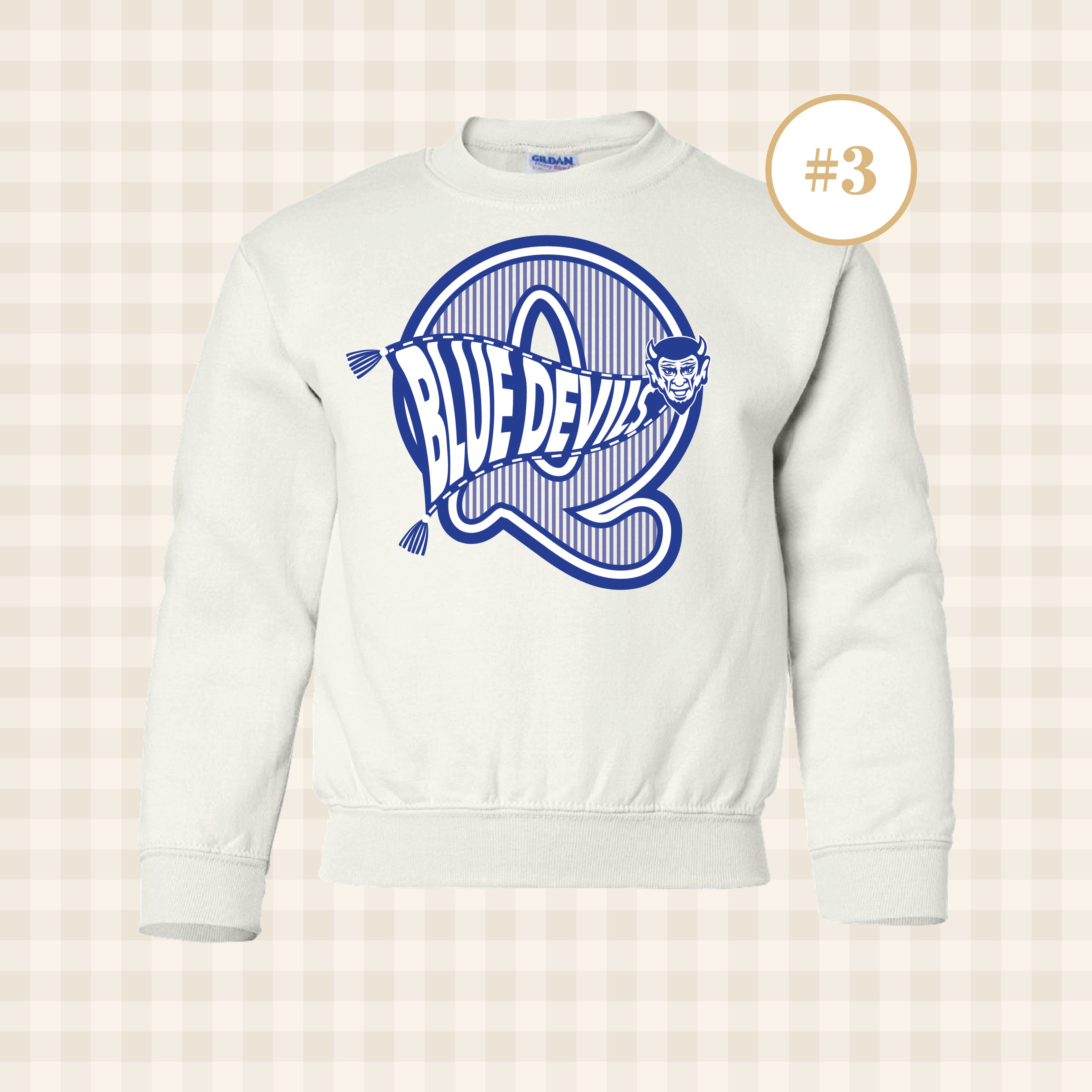 QHS Blue Devils | Youth Size Crewneck Sweatshirt
