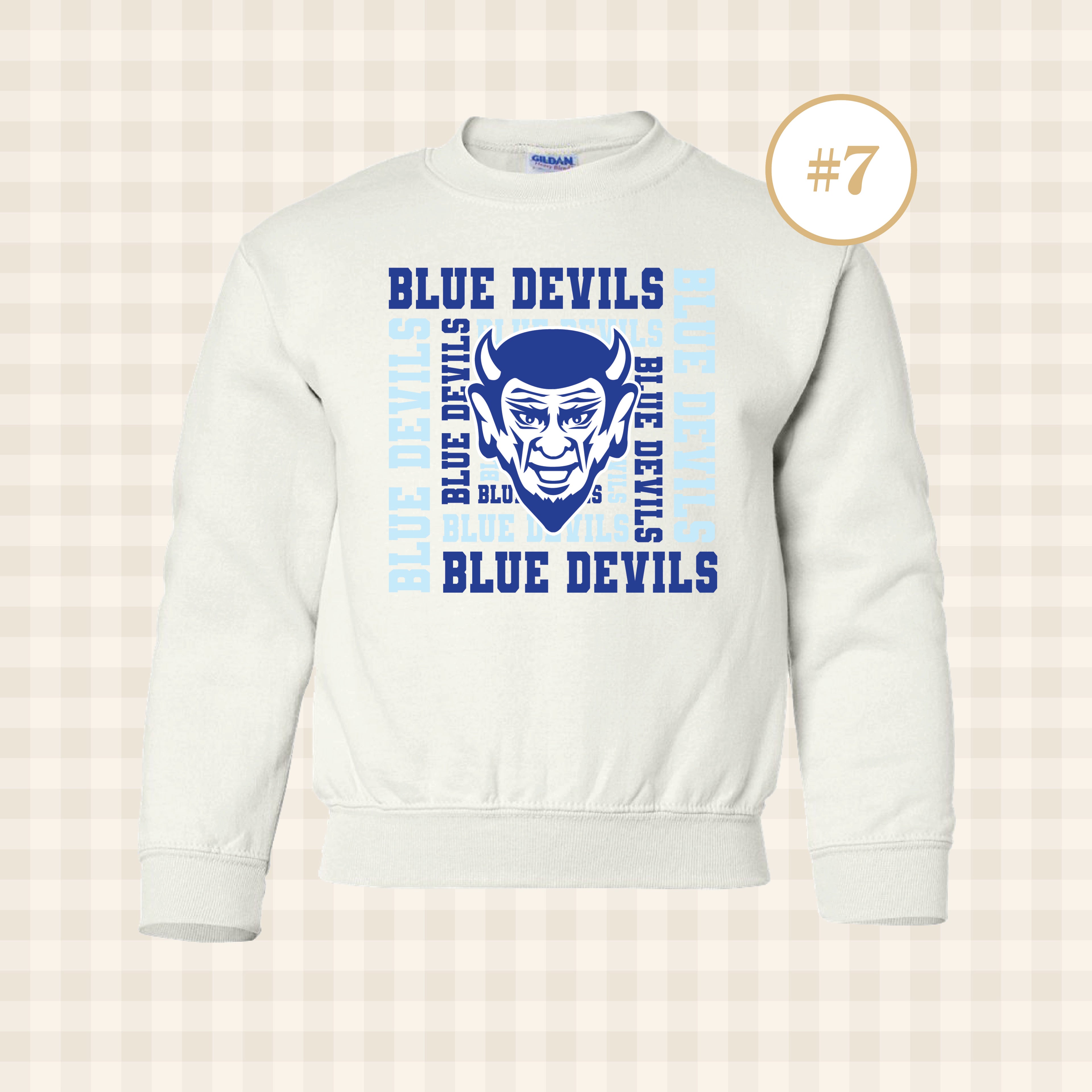 QHS Blue Devils | Youth Size Crewneck Sweatshirt