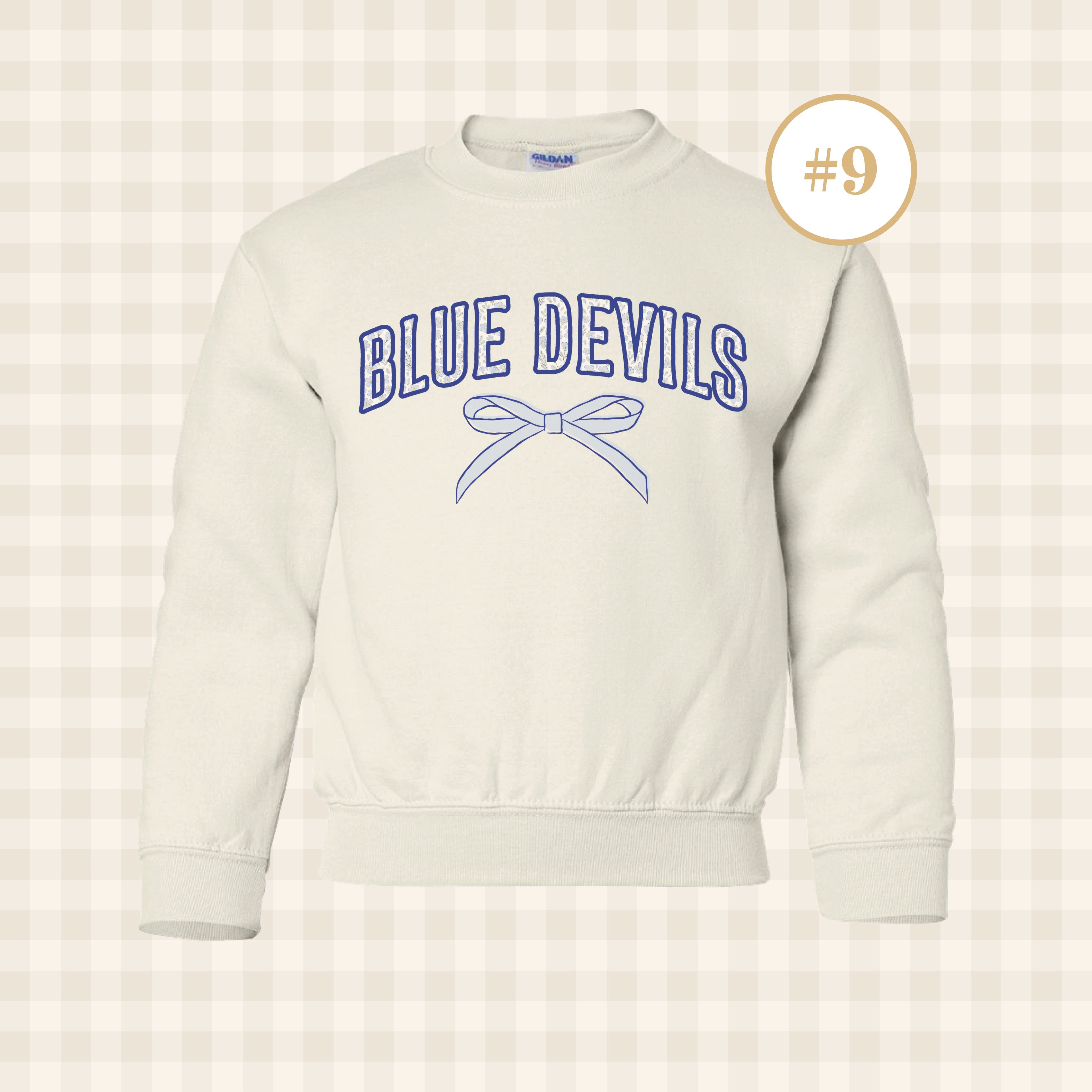 QHS Blue Devils | Youth Size Crewneck Sweatshirt