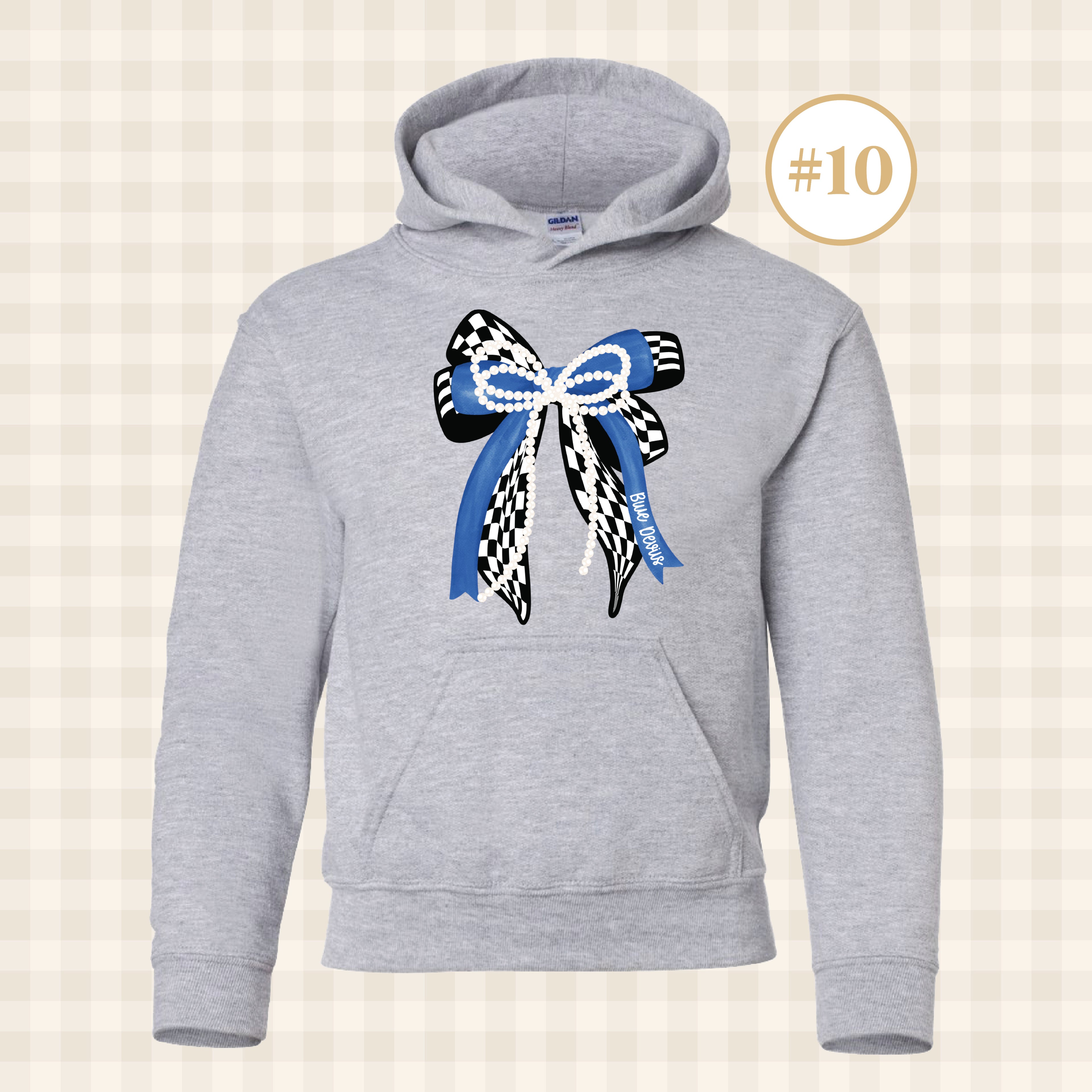 QHS Blue Devils | Youth Size Hooded Sweatshirt