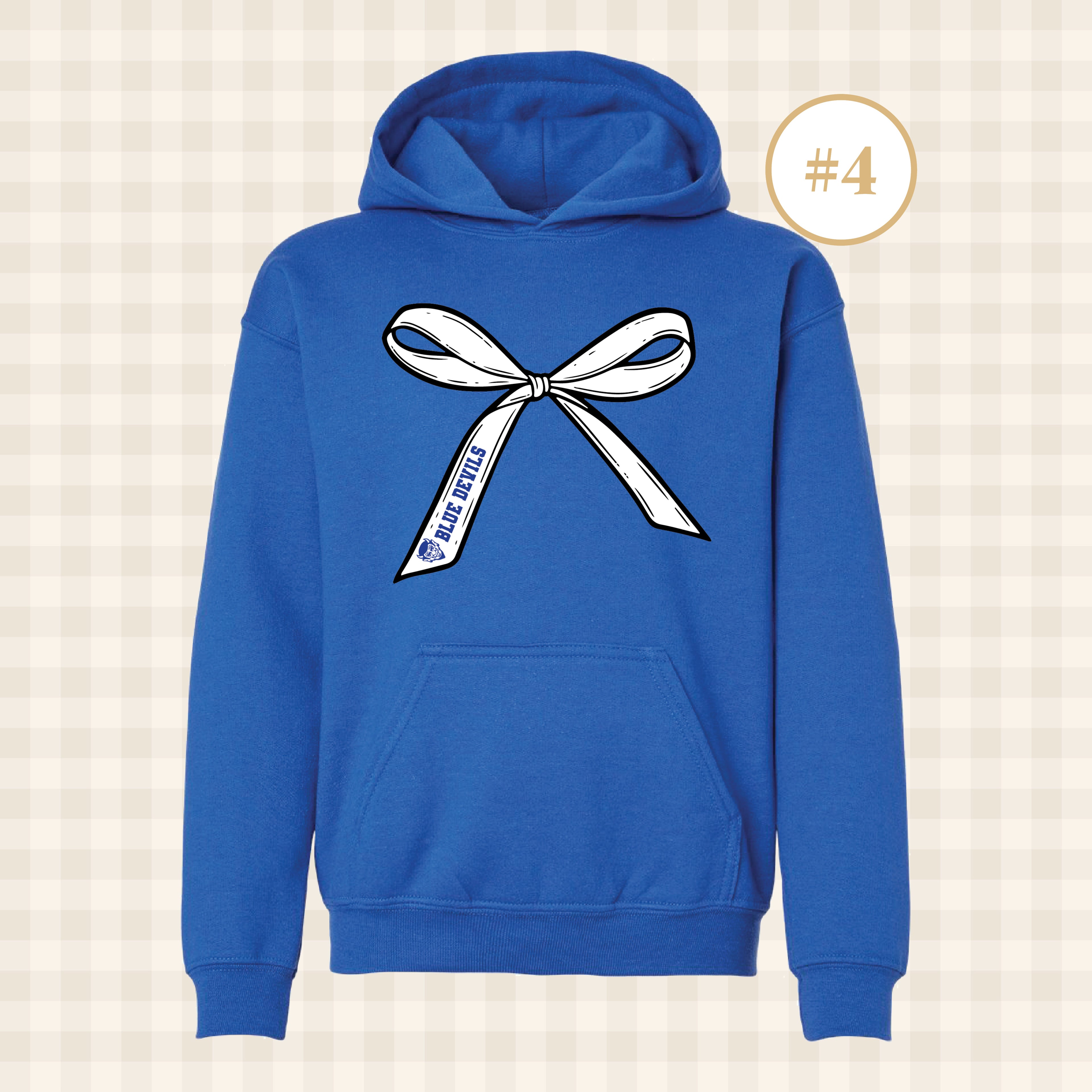 QHS Blue Devils | Youth Size Hooded Sweatshirt