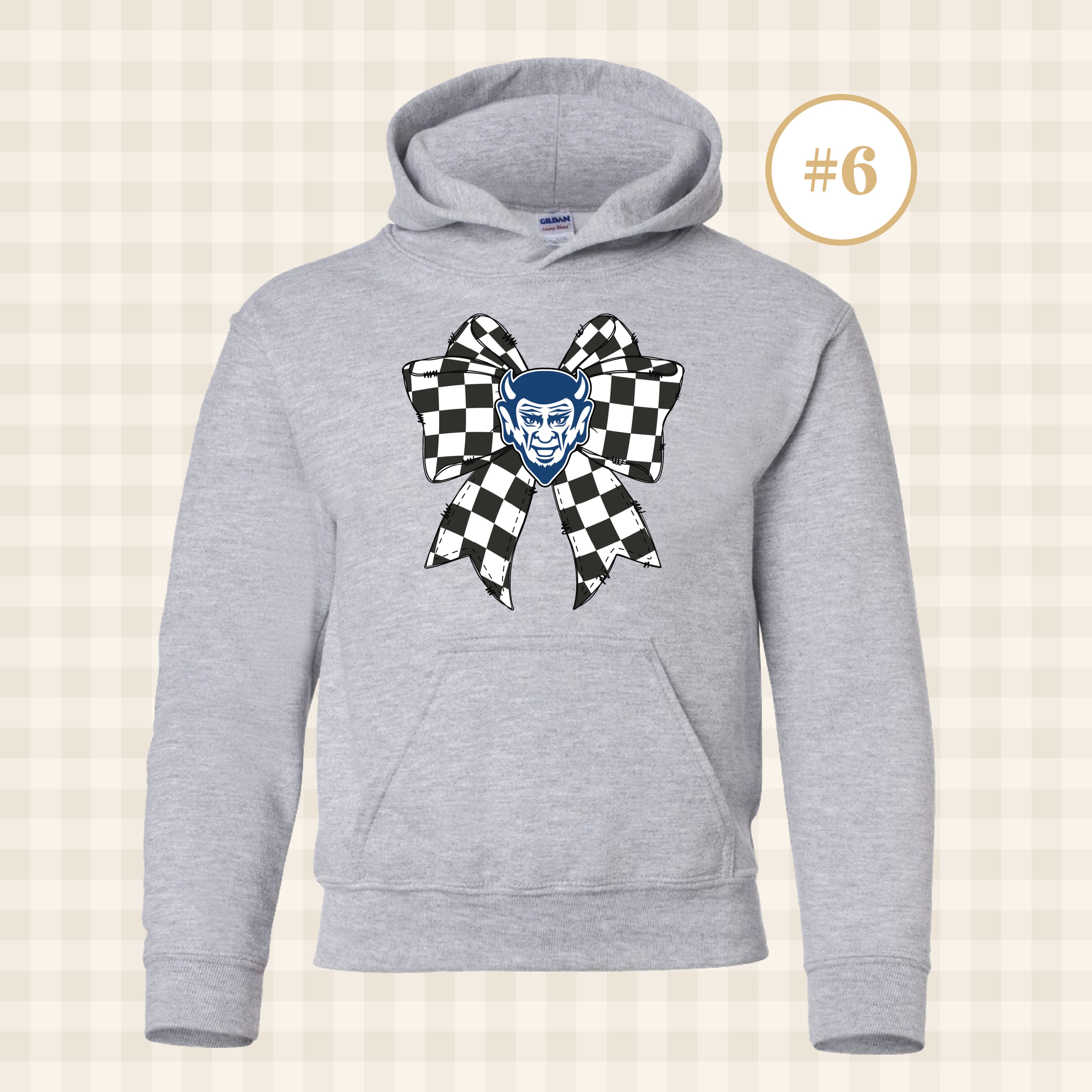 QHS Blue Devils | Youth Size Hooded Sweatshirt